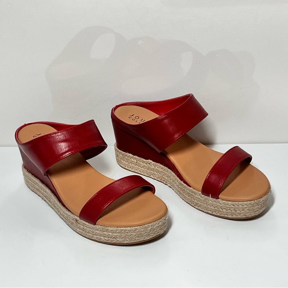 Journee Collection Alissa Wedge Sandals - Picture 2 of 7